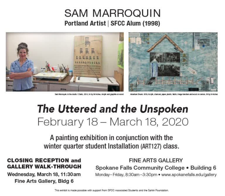 Spokane Falls Community College Artist Talk