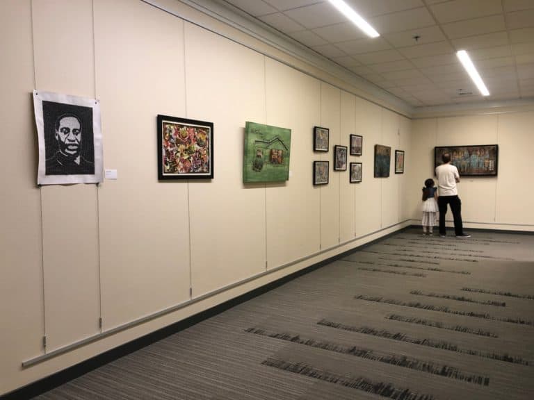 Marroquin's work on view at the Corridor Gallery